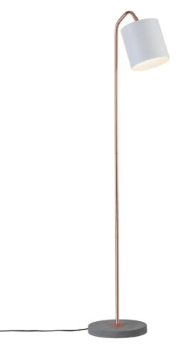 Paulmann Neordic Stehleuchte Oda E27 Max. 20W Weiß Matt#Kupfer Matt#Grau Metall#Beton 79625 -Paulmann 042f5c65 f0c9 4c66 8049 9c8b49dfc66c