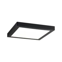 Paulmann LED Panel Abia Eckig 300x300mm 2700K Schwarz Matt 70985