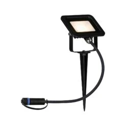 Paulmann Plug & Shine LED Gartenstrahler Fluter Einzelspot IP65 3000K 6,8W Schwarz 94574