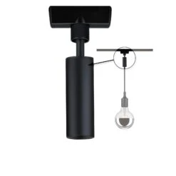 Paulmann ProRail3 Pendeladapter Universal Max. 1.150W 230V Schwarz 91387 -Paulmann 37ab5aba 6983 4438 9476 e3a295f522c4 2