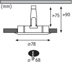 Paulmann Premium Einbauleuchte Nova 3er-Set IP44 Rund 78mm GU10 3x7W 3x460lm 230V Dimmbar 2700K Eisen Gebürstet 93599 -Paulmann 5088953c 7f45 470d 9556 96e4e10dbec6