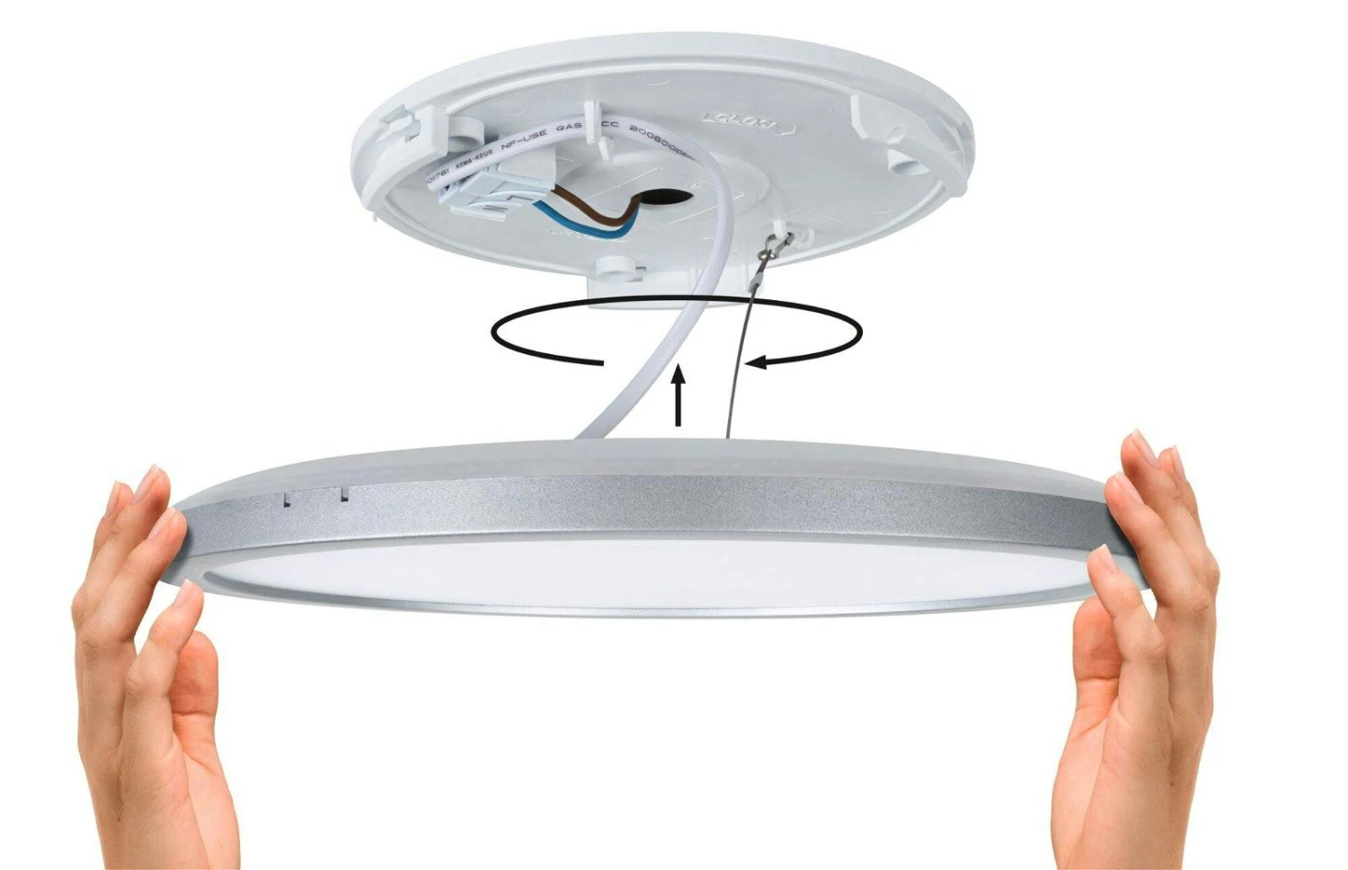 Paulmann LED Panel 3-Step-Dim Atria Shine Eckig 420x420mm 4000K Schwarz Dimmbar 71016 9 Paulmann LED Panel 3-Step-Dim Atria Shine Eckig 420x420mm 4000K Schwarz Dimmbar 71016 – Bild 7