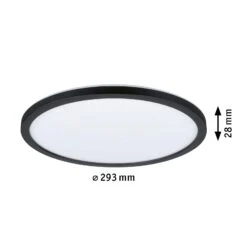 Paulmann LED Panel Atria Shine Rund 293mm 4000K Schwarz 71012 -Paulmann 5aa7bc21 7e1b 48bb 96aa 4312e803070f