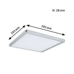 Paulmann LED Panel Atria Shine Eckig 293x293mm 3000K Chrom Matt 70994 14 Paulmann LED Panel Atria Shine Eckig 293x293mm 3000K Chrom Matt 70994 -Paulmann 6deff82e aa73 49cf 95cd dd72531bacf1