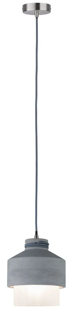 Paulmann Neordic Pendelleuchte Helin E27 Max. 20W Grau#Satin Dimmbar Beton#Glas 79616 -Paulmann 7a7bc678 6d25 409c bb18 0d22036980f7
