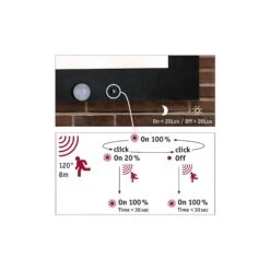 Paulmann LED Außenpanel Board Bewegungsmelder IP44 Eckig 300x40mm 3000K 9W 660lm 230V Anthrazit Aluminium 94254 14 Paulmann LED Außenpanel Board Bewegungsmelder IP44 Eckig 300x40mm 3000K 9W 660lm 230V Anthrazit Aluminium 94254 -Paulmann 9e87eb73 eac3 4ad7 82c9 32090a4d9707