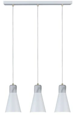 Paulmann Neordic Pendelleuchte Ivar E27 Max. 3x20W Weiß Matt#Gold Matt Metall#Marmor 79611 -Paulmann 9eb36242 5d65 454a 8d7d 591760c1a7db