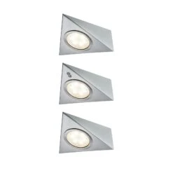 Paulmann LED Unterschrankleuchte Leaf 3x4,3W 80x80mm 3x460lm 230/12V Eckig Alu Gebürstet 93561 -Paulmann a3ef4af7 c5c1 4bf6 8c79 8f5af91a6f25 1