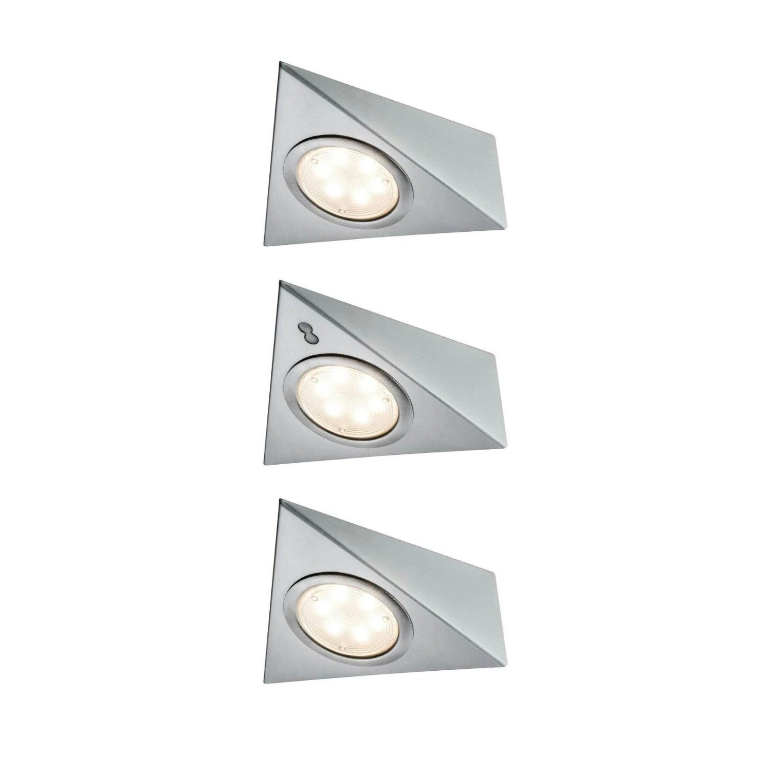 Paulmann LED Unterschrankleuchte Pattern 3x2,2W 66x190mm 3x160lm 230/12V Eckig Chrom Matt 93563 5 Paulmann LED Unterschrankleuchte Pattern 3x2,2W 66x190mm 3x160lm 230/12V Eckig Chrom Matt 93563 – Bild 3