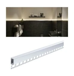 Paulmann LED Strip Einbauprofil Socle Weißer Diffusor 2m Alu Eloxiert#Satin 70863 -Paulmann b1dac7e8 0da5 40ef b66b dd842213c677