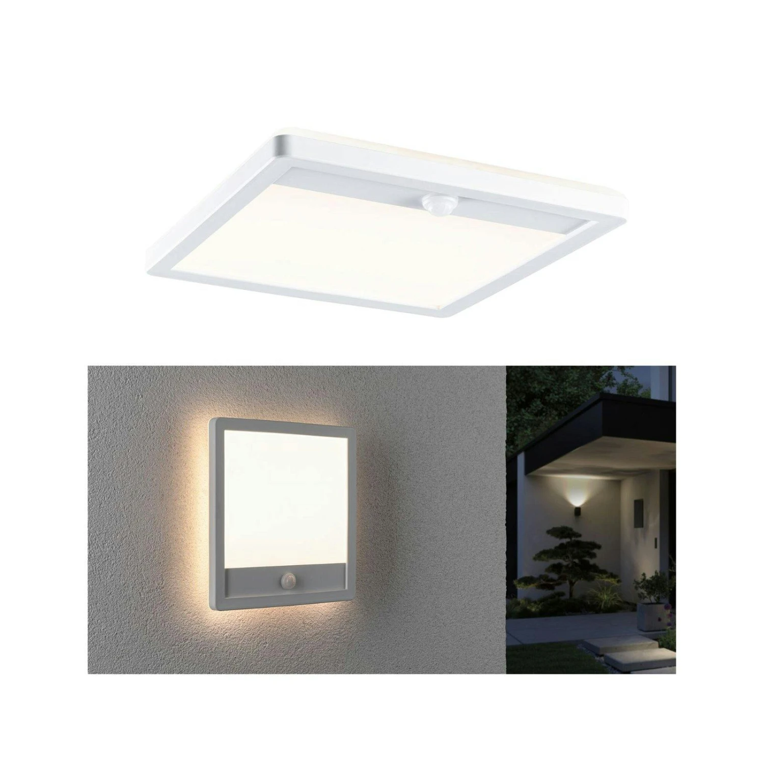 Paulmann LED Außenpanel Board Bewegungsmelder IP44 Eckig 300x40mm 3000K 9W 660lm 230V Anthrazit Aluminium 94254 4 Paulmann LED Außenpanel Board Bewegungsmelder IP44 Eckig 300x40mm 3000K 9W 660lm 230V Anthrazit Aluminium 94254 – Bild 2