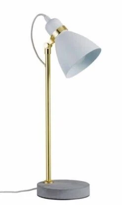Paulmann Neordic Tischleuchte Orm E27 Max. 20W Weiß Matt#Gold Matt#Grau Metall#Beton 79623 -Paulmann c3cc0684 a3ce 4008 86f3 8044ebd2341f