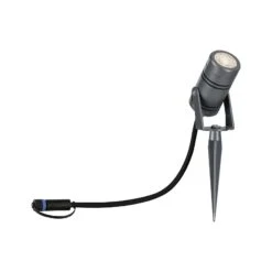 Paulmann Plug & Shine LED Gartenstrahler Fluter Einzelspot IP65 3000K 6,8W Schwarz 94574 -Paulmann c41801f9 56db 4559 b6fc 5cb4b476a5a7 1