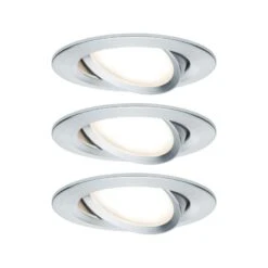 Paulmann Premium LED Einbauleuchte Slim 3er-Set Starr IP44 Rund 78mm Coin 3x6,8W 3x415lm 230V 2700K Alu Gedreht 93897 10 Paulmann Premium LED Einbauleuchte Slim 3er-Set Starr IP44 Rund 78mm Coin 3x6,8W 3x415lm 230V 2700K Alu Gedreht 93897 -Paulmann d3a6be7b 8132 4ba0 b85a 99a85dfaa19b