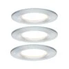 Paulmann Premium LED Einbauleuchte Slim 3er-Set Starr IP44 Rund 78mm Coin 3x6,8W 3x415lm 230V 2700K Alu Gedreht 93897 -Paulmann f3bed60c bd18 4e5d bf77 9c183f62186e