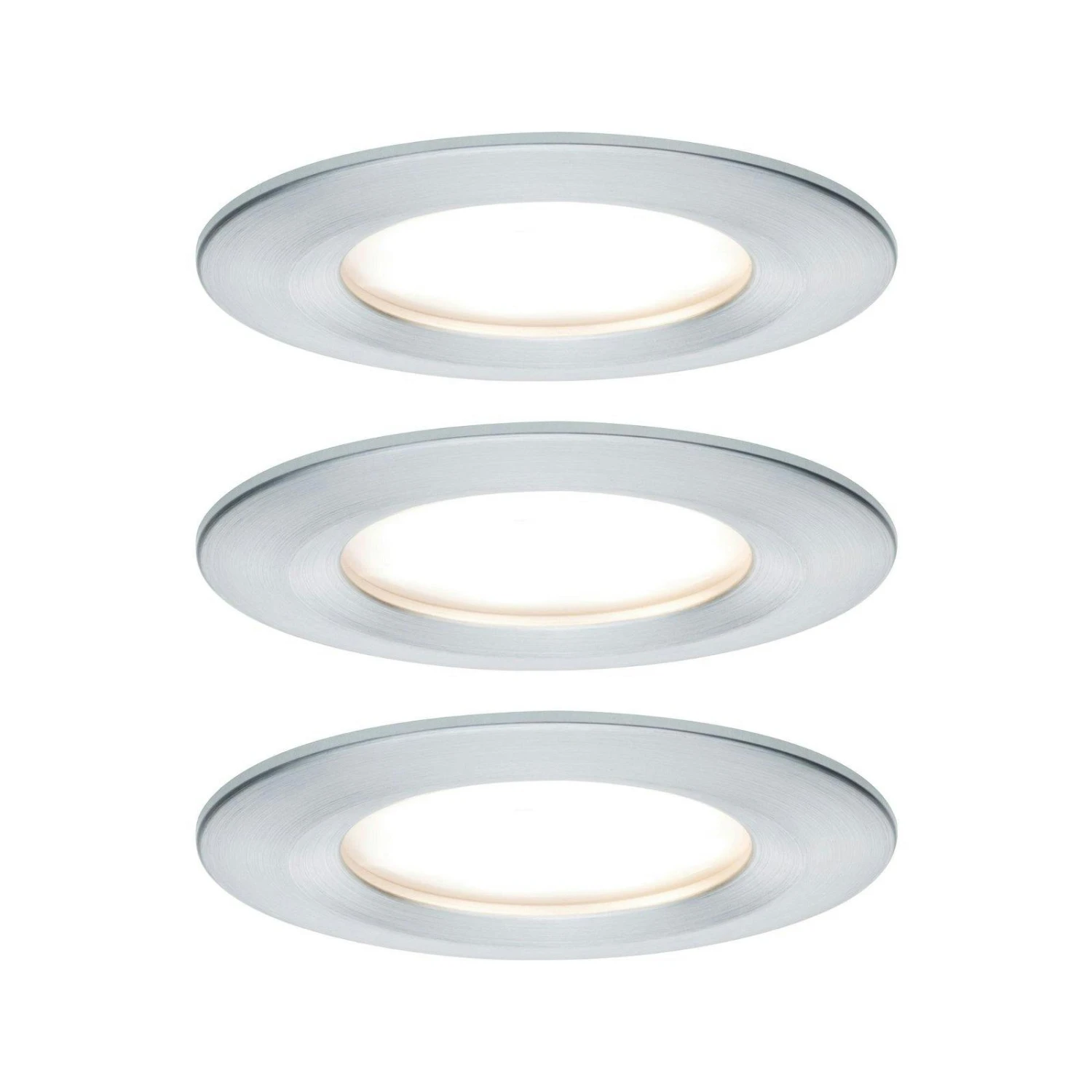 Paulmann Premium LED Einbauleuchte Slim 3er-Set Starr IP44 Rund 78mm Coin 3x6,8W 3x415lm 230V 2700K Alu Gedreht 93897 6 Paulmann Premium LED Einbauleuchte Slim 3er-Set Starr IP44 Rund 78mm Coin 3x6,8W 3x415lm 230V 2700K Alu Gedreht 93897 – Bild 4