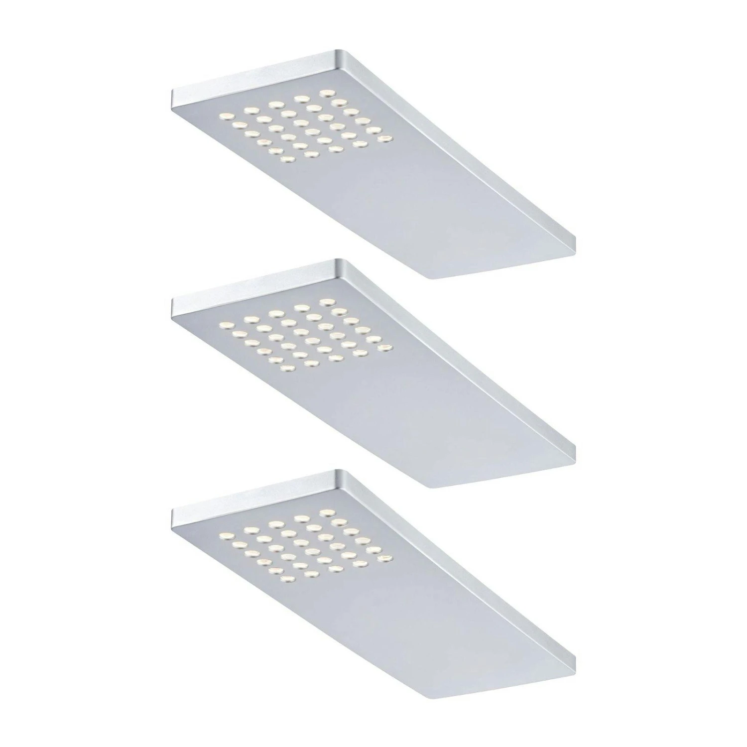 Paulmann LED Unterschrankleuchte Pattern 3x2,2W 66x190mm 3x160lm 230/12V Eckig Chrom Matt 93563 3 Paulmann LED Unterschrankleuchte Pattern 3x2,2W 66x190mm 3x160lm 230/12V Eckig Chrom Matt 93563