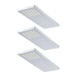 Paulmann LED Unterschrankleuchte Leaf 3x4,3W 80x80mm 3x460lm 230/12V Eckig Alu Gebürstet 93561 -Paulmann f5cb8f6a 43cb 4aea bca7 c60ab24760fc 2